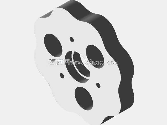 8:1减速3D打印摆线齿轮箱