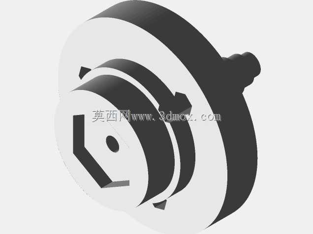 8:1减速3D打印摆线齿轮箱