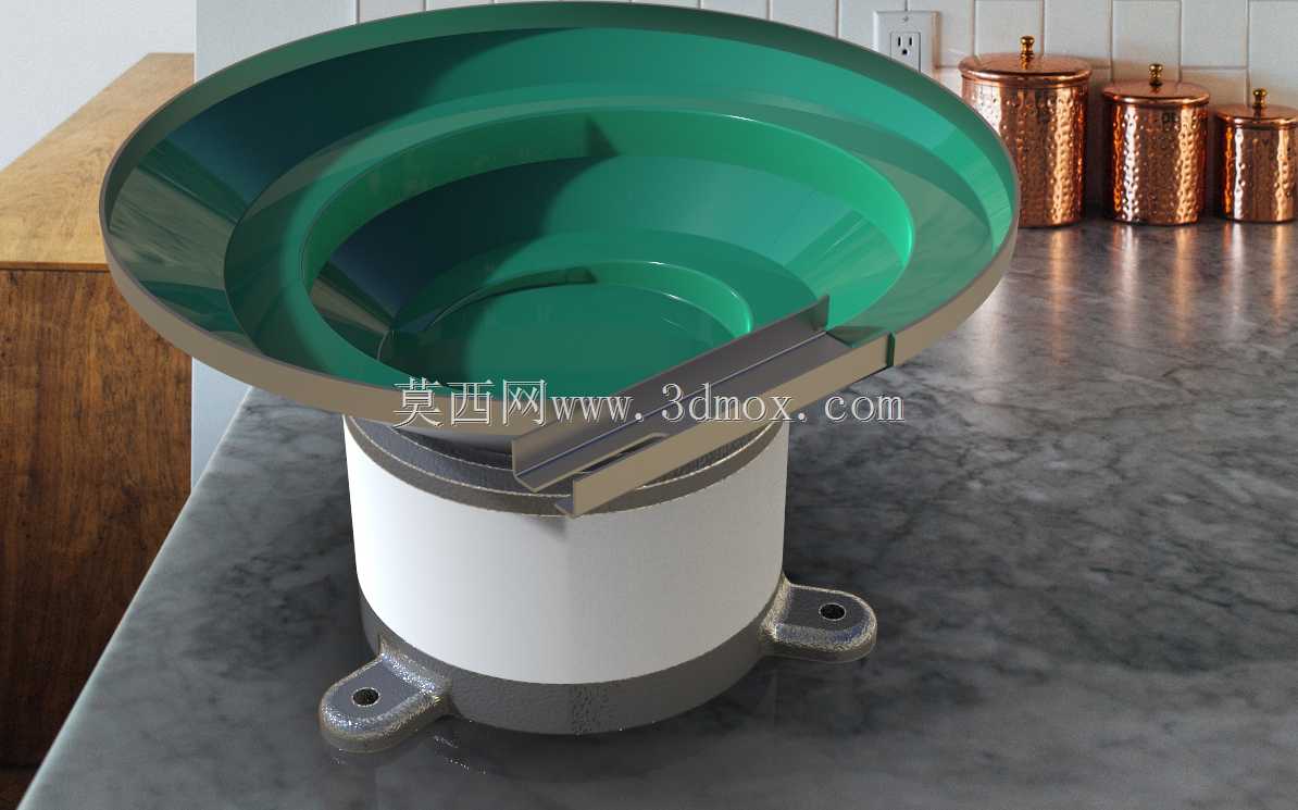 如何建模碗式给料机