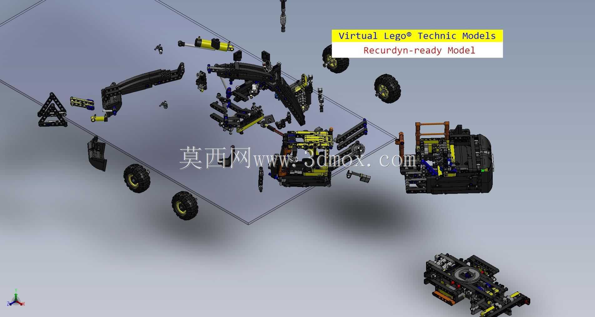 vLTm 42053-1乐高技术-65件1166组件