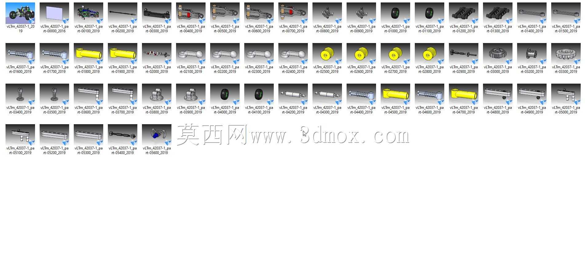 vLTm 42037-1乐高技术-56件494组件