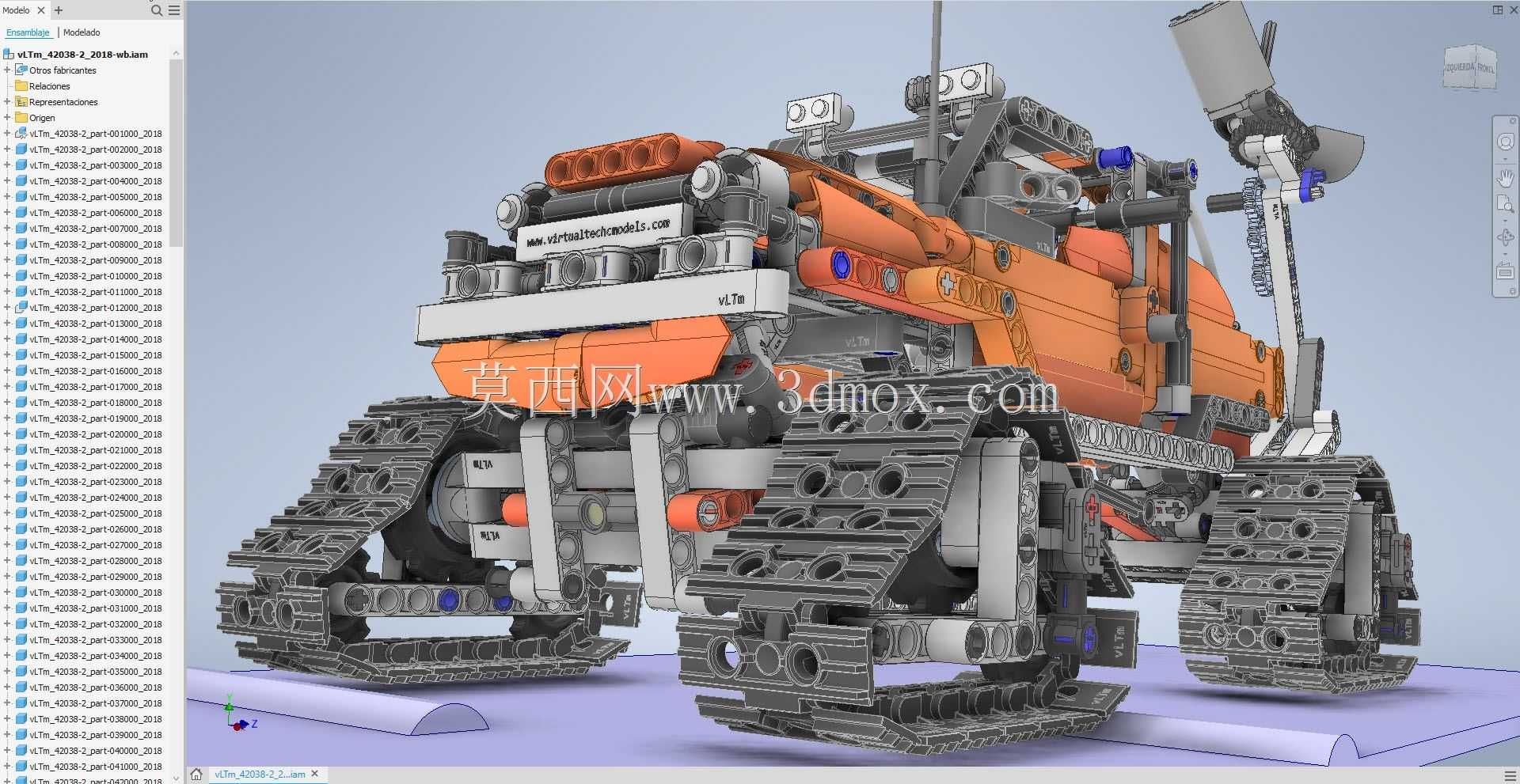 vLTm 42038-2乐高技术-169件913组件