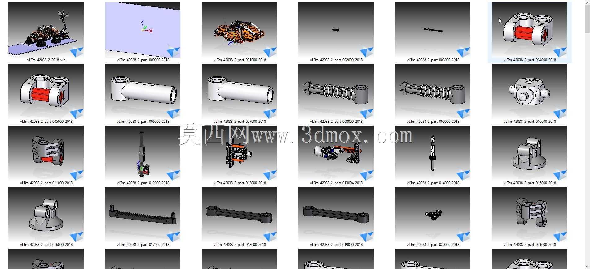 vLTm 42038-2乐高技术-169件913组件