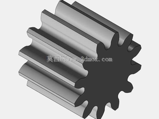 Inventor、Solidworks和as STEP的12-25Z 48DP齿轮组