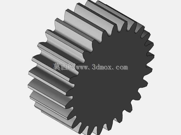 Inventor、Solidworks和as STEP的12-25Z 48DP齿轮组