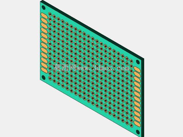 PCB板原型3x7cm