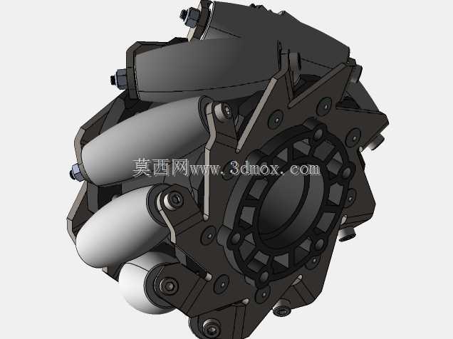 4英寸安迪马克HD Mecanum车轮(SolidWorks)