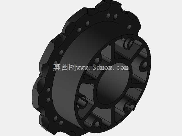 4英寸安迪马克HD Mecanum车轮(SolidWorks)