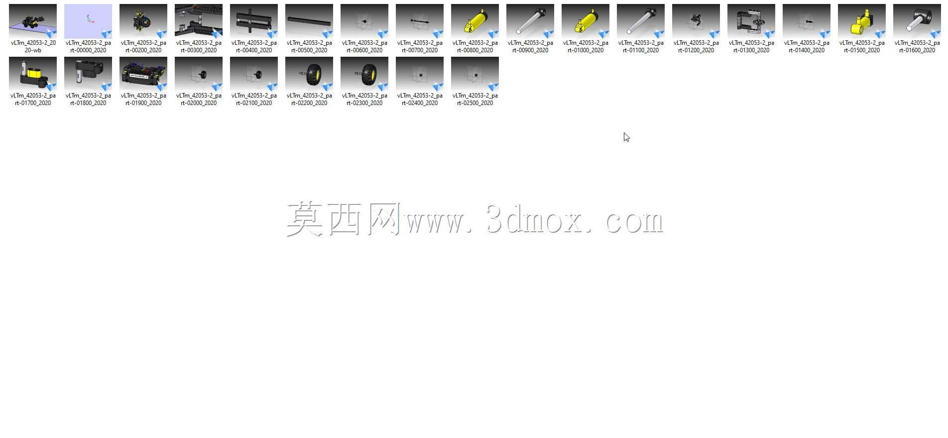 vLTm 42053-2乐高技术-25件1166组件