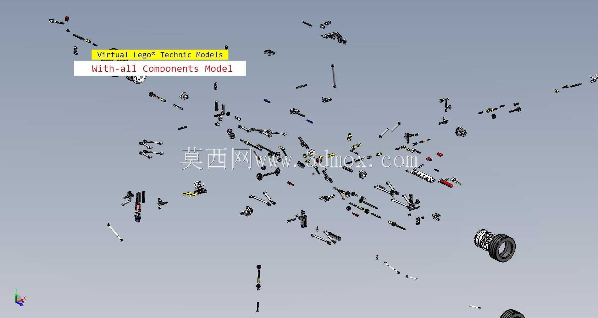 vLTm 42000-1乐高技术-112零件1141部件