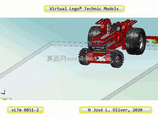 vLTm 0851-2乐高科技17件318组件