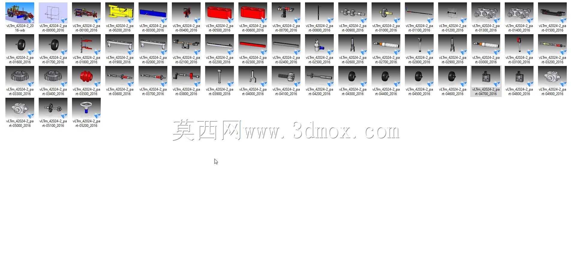 vLTm 42024-2乐高技术-52件948组件
