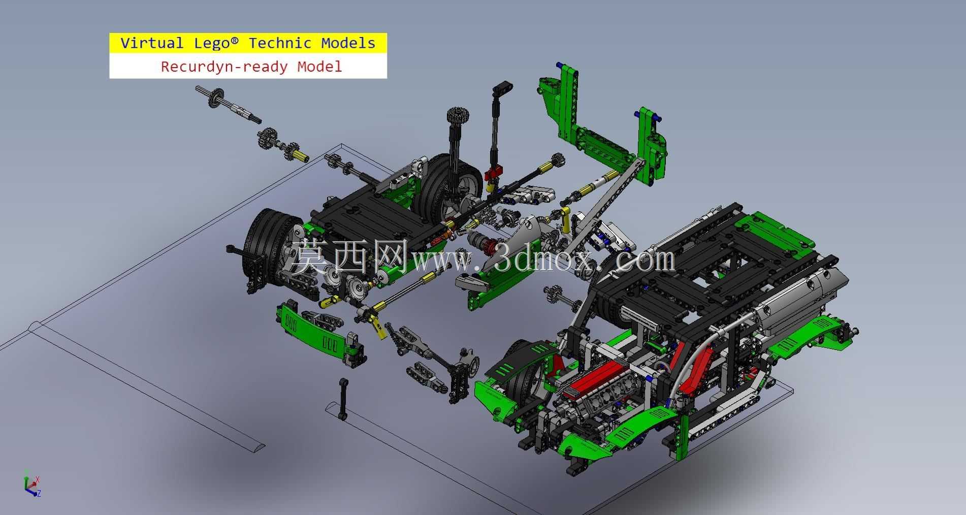 vLTm 42039-2乐高技术-83零件1219部件