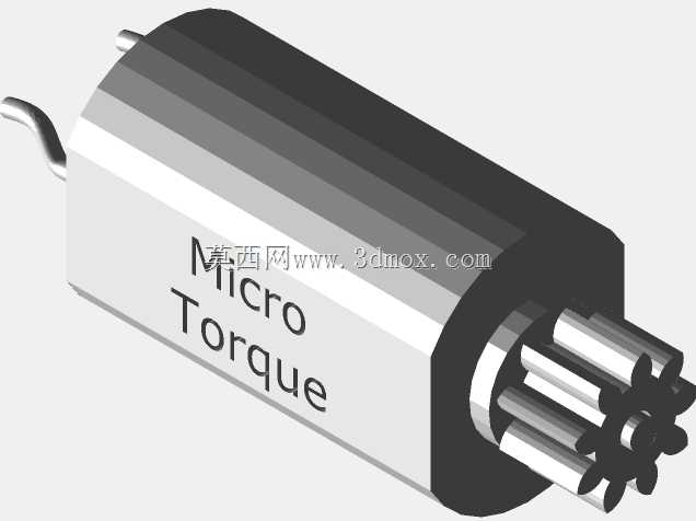 无芯微型直流电机30.000 Rpm 3.7伏,带塑料齿轮