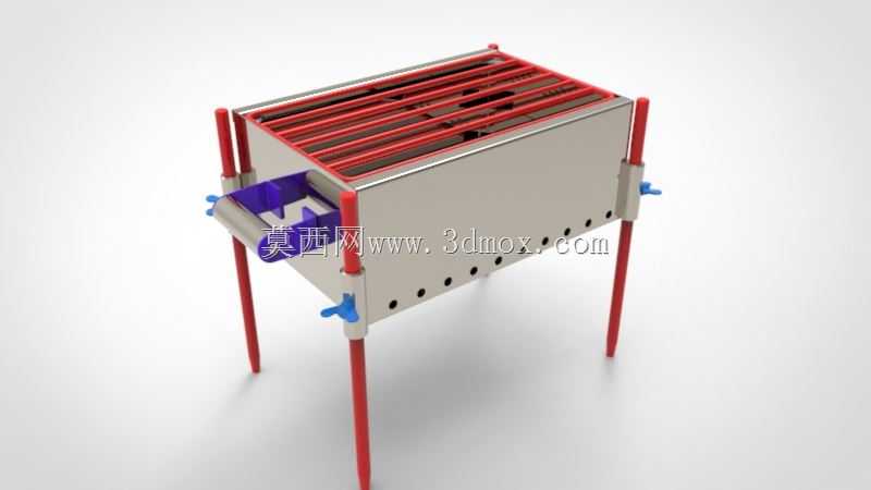 solidworks中的烧烤铁皮设计-MD RASHID