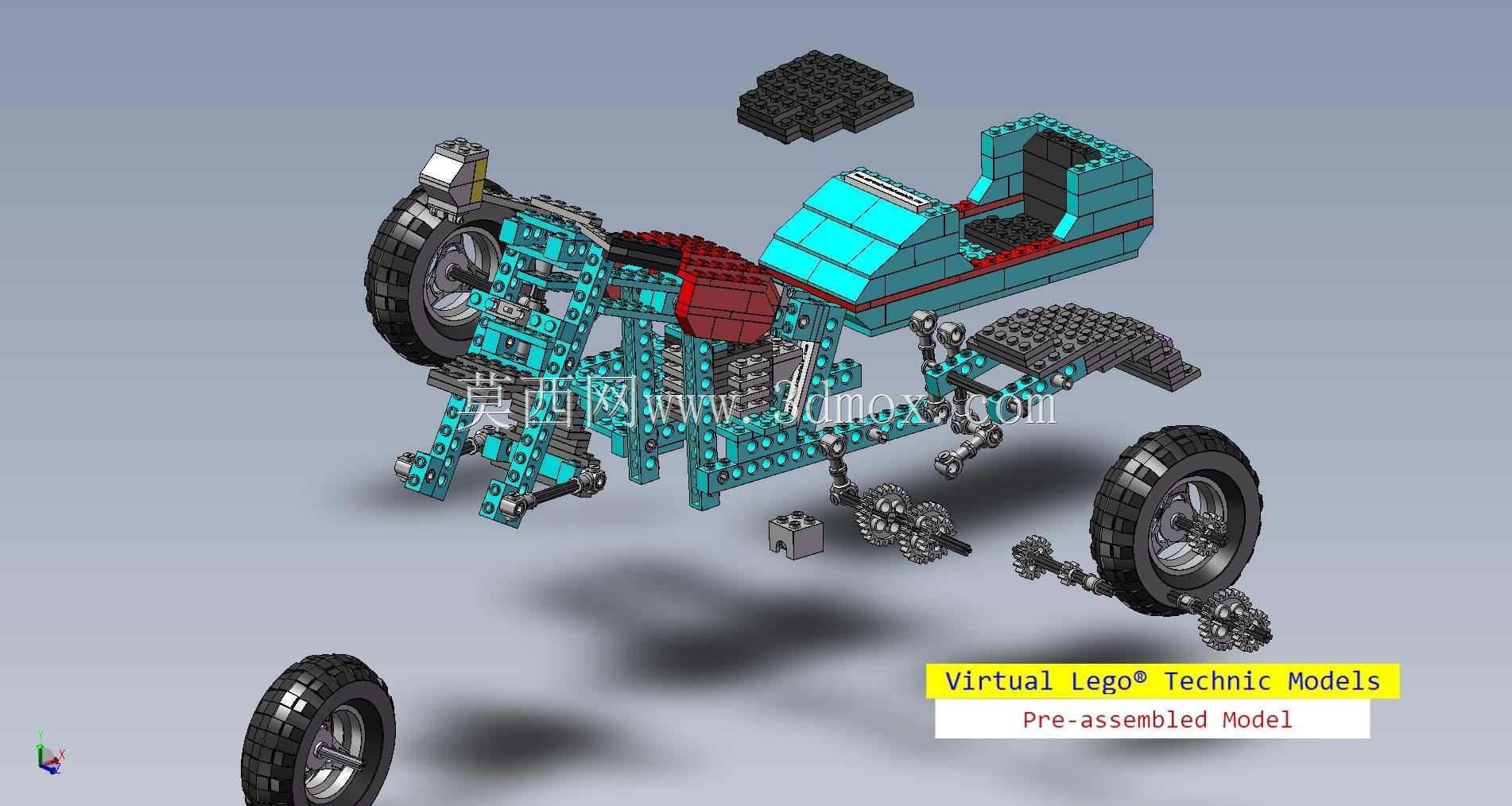 vLTm 0857-4乐高技术-18件409组件
