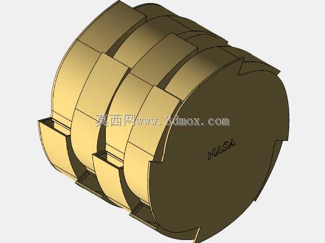 美国宇航局-表土高级表面系统操作机器人(RASSOR)挖掘机l Solidworks