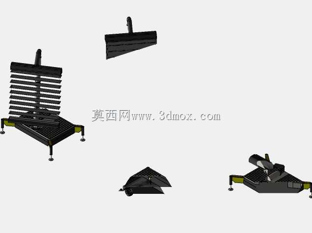 月球火炬定日镜(百叶窗系统)