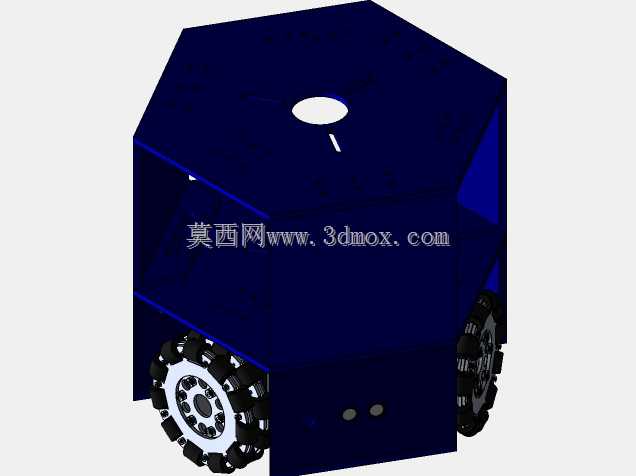 不同形状的四角轮全方位机器人
