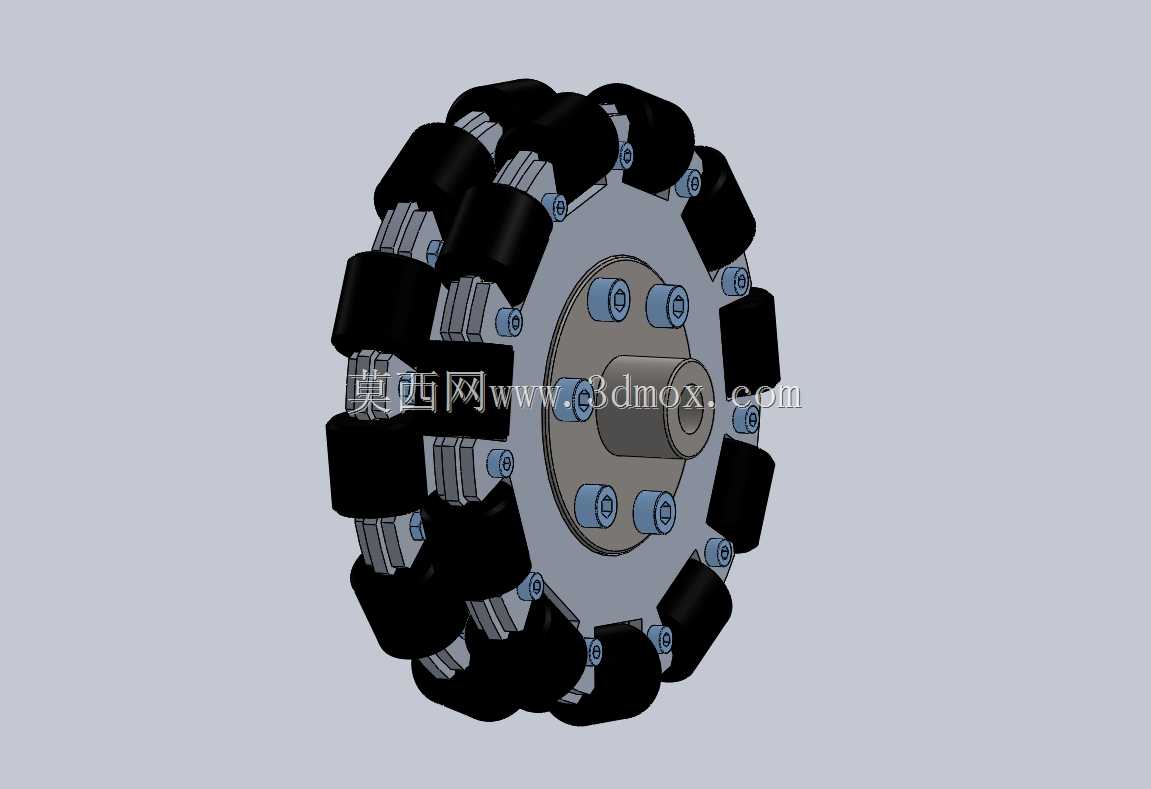 不同形状的四角轮全方位机器人