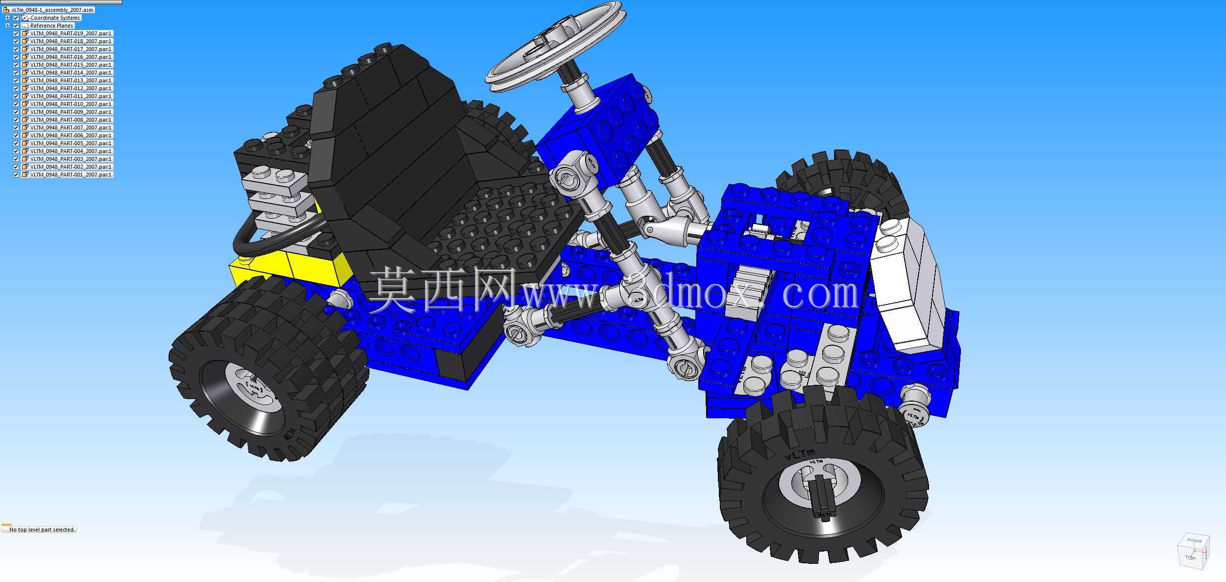 vLTm 0948-1乐高技术-19件206组件