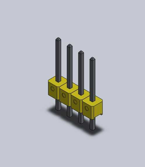 ��ͷ2.54 SIL 4��