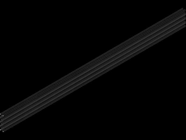 2080 Vslot挤压件尺寸300mm-1000mm