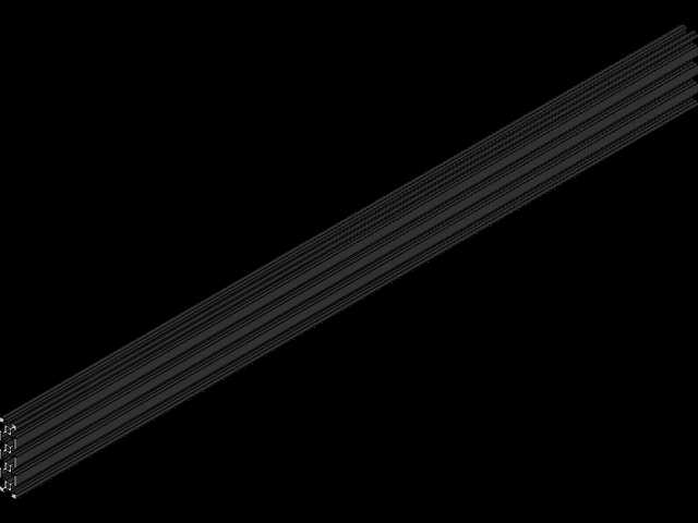 2080 Vslot挤压件尺寸300mm-1000mm