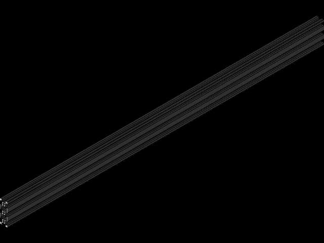 2060 Vslot挤压件尺寸300mm-1000mm