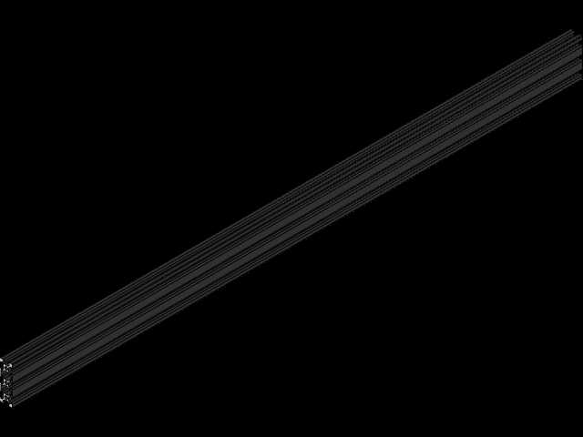 2060 Vslot挤压件尺寸300mm-1000mm