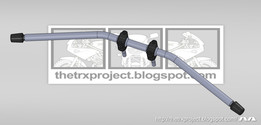 雅马哈FZ1把手+Renthal杆支架。