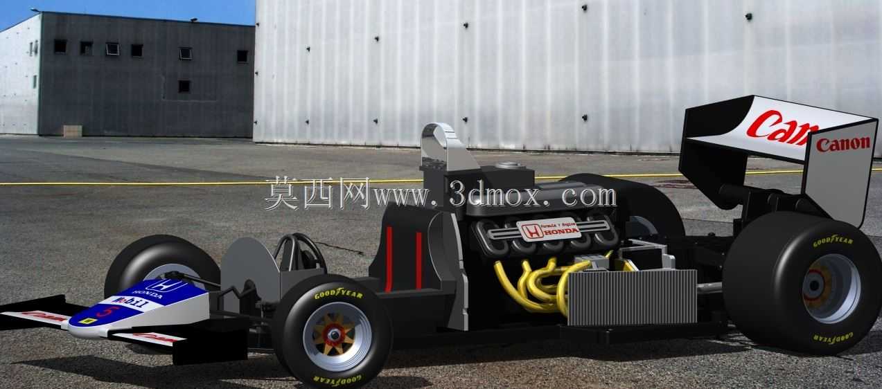 带Catia V5的Williams FW 08C模型