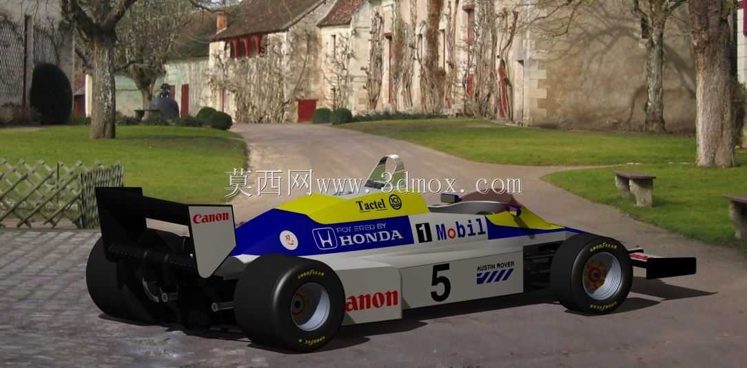 带Catia V5的Williams FW 08C模型