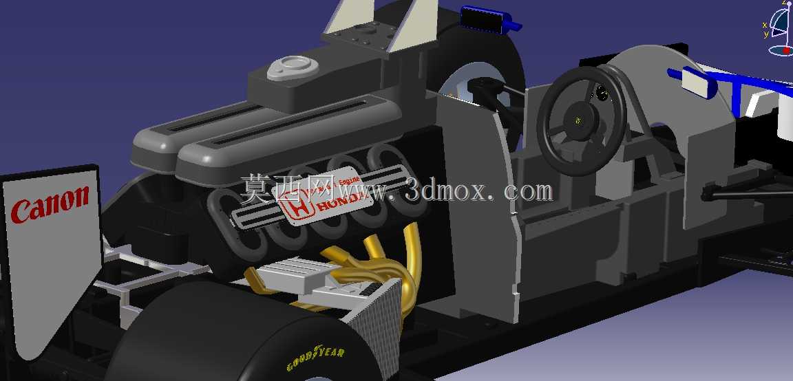 带Catia V5的Williams FW 08C模型