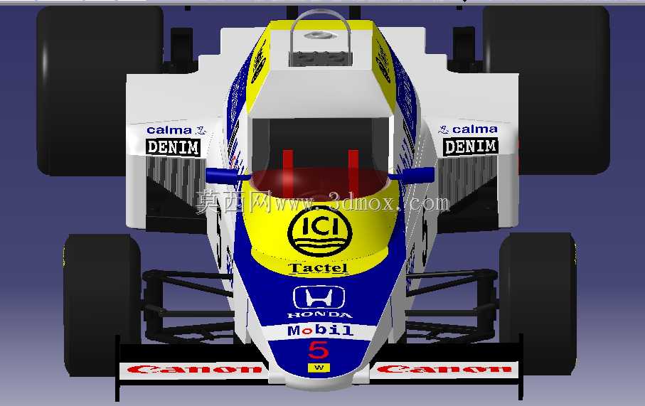 带Catia V5的Williams FW 08C模型