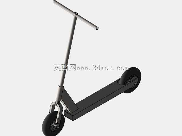 电动滑板车,无电机和电池。