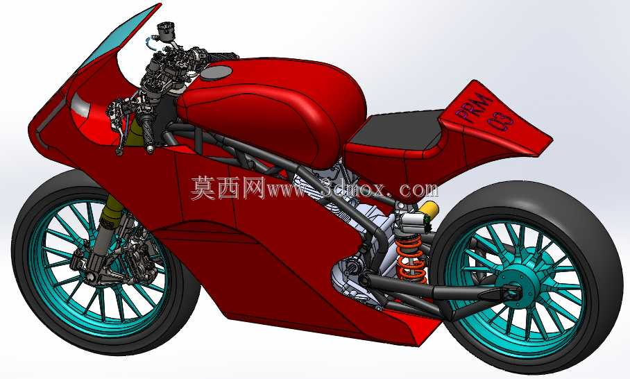 原型摩托车车架