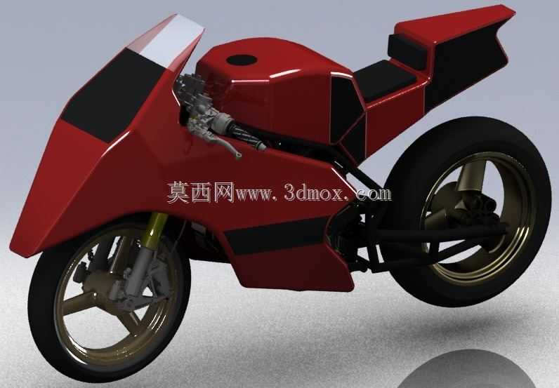 原型摩托车车架