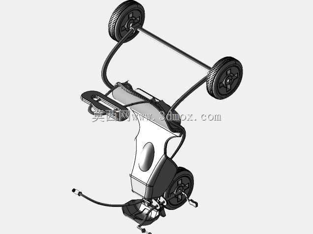 CATIA V5中的玩具三轮车设计。