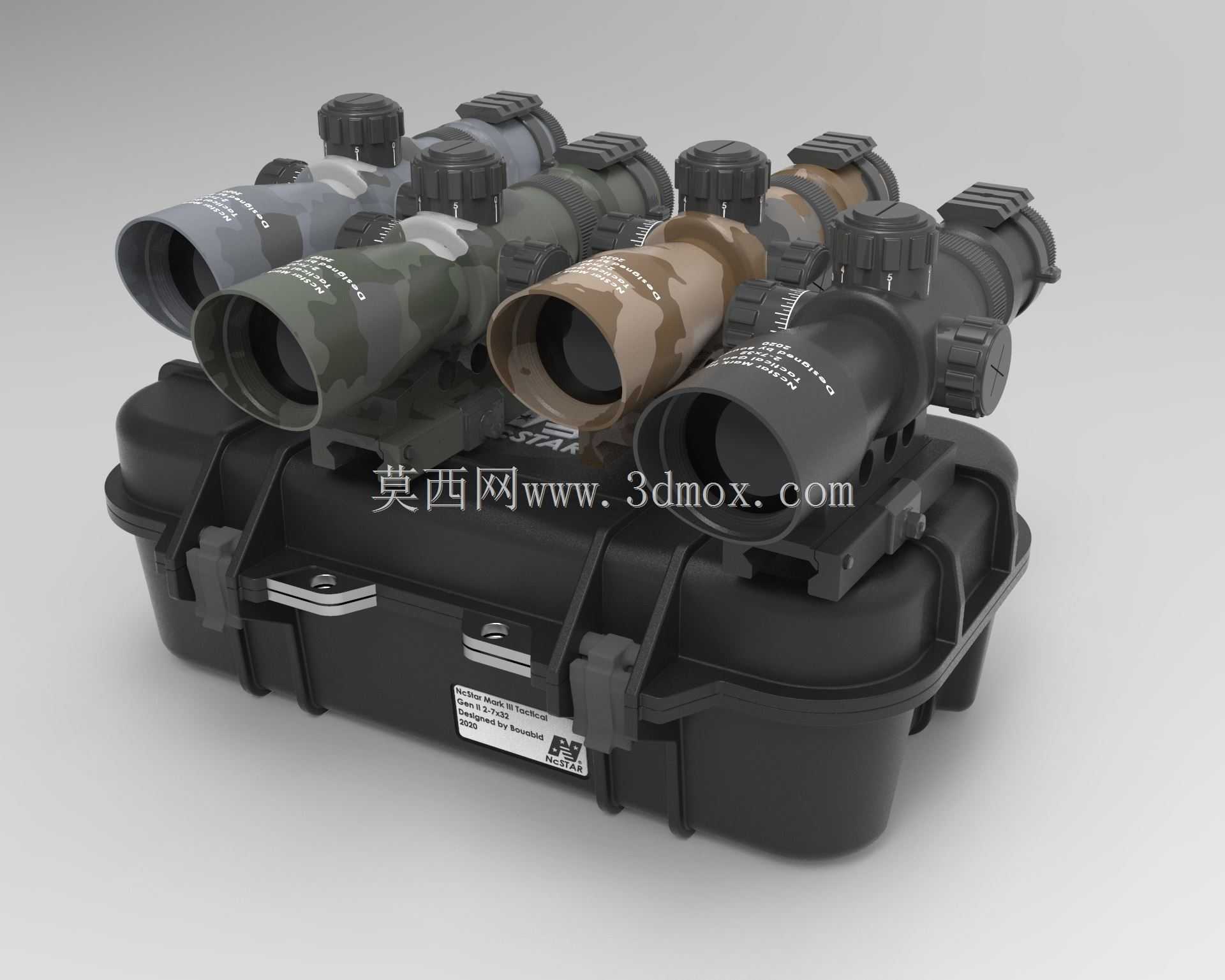 NcStar Mark III战术二代2-7x32范围