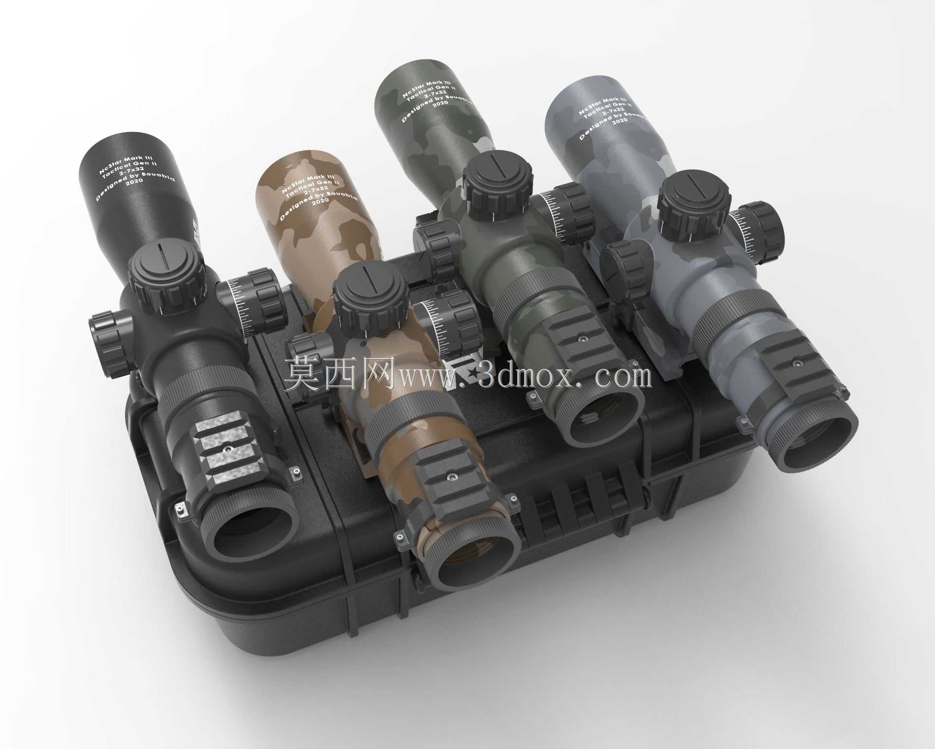 NcStar Mark III战术二代2-7x32范围