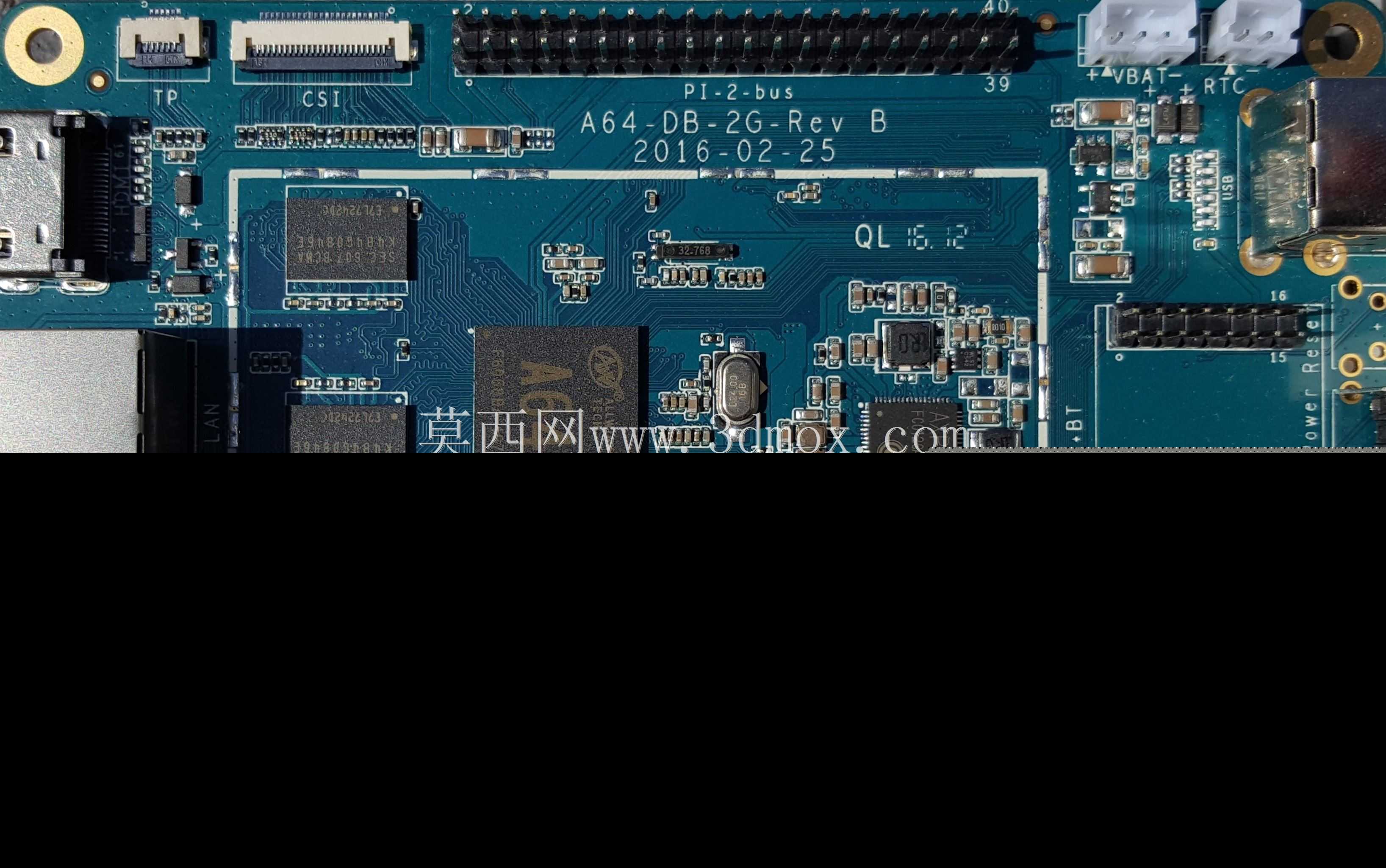 Pine64,A64-DB-2GB-Rev B