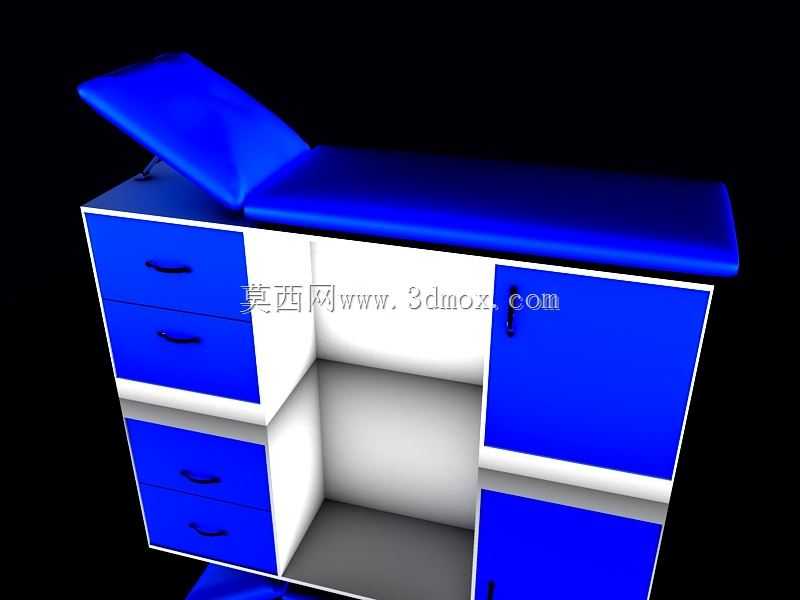 医生室检查床和检查柜