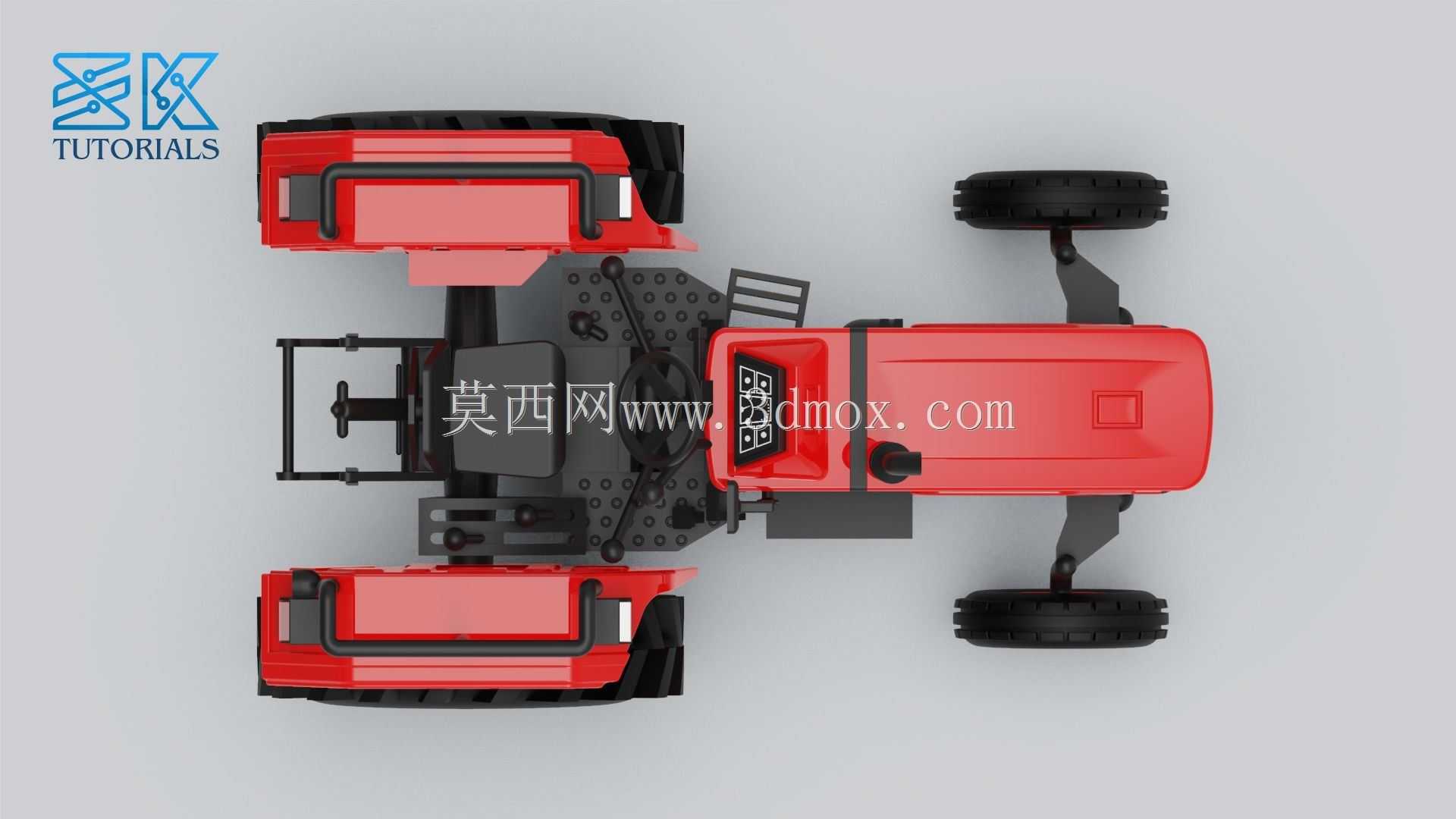 Mahindra 295Di涡轮比例模型