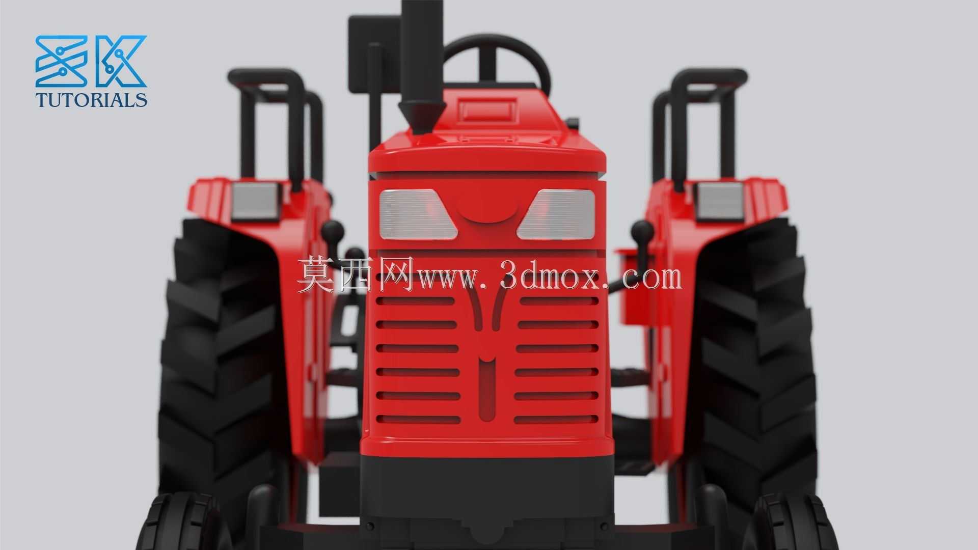 Mahindra 295Di涡轮比例模型