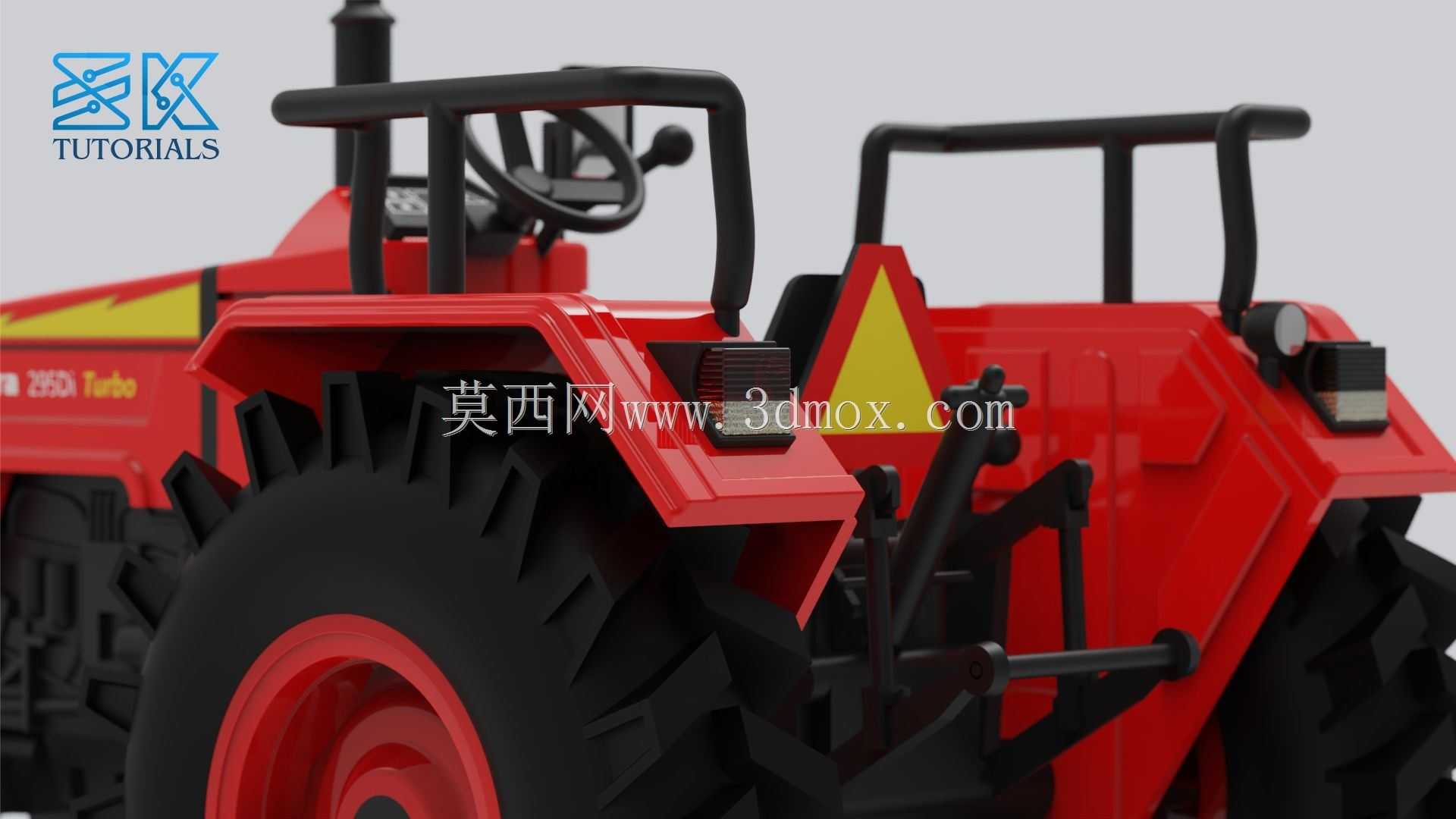 Mahindra 295Di涡轮比例模型