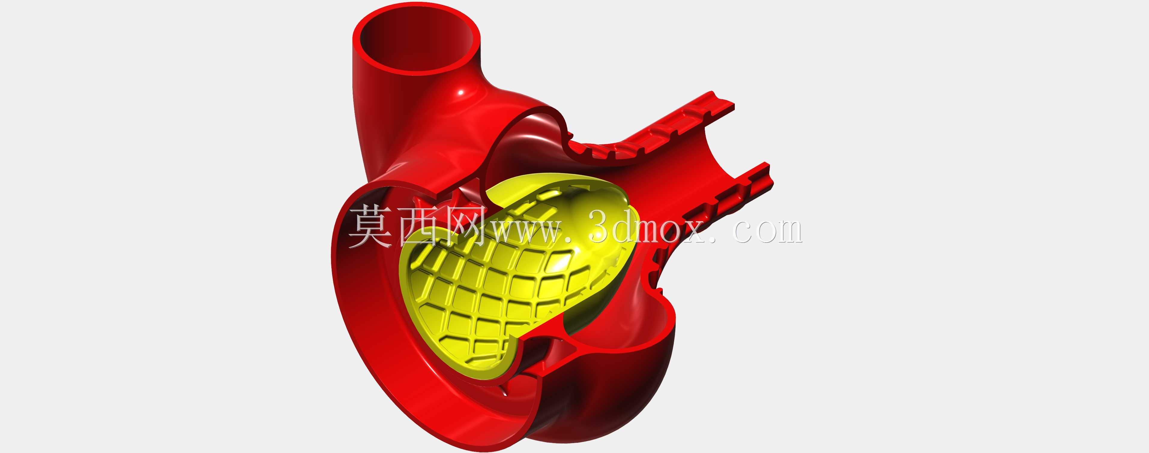 抛物面阻塞器节流阀,变型A