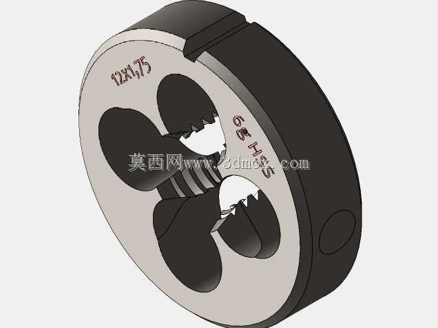 模具螺母(螺纹切割器)M12x1,75 6g高速钢