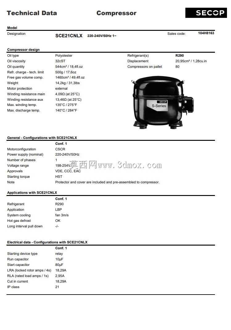Secop SCE21CNLX+������