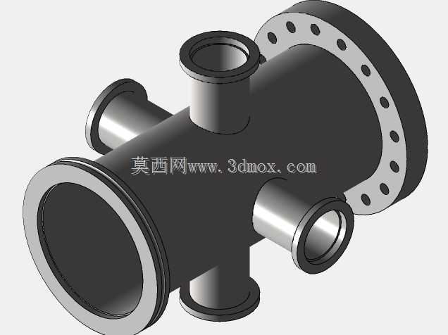 CF不等长六向交叉CF100、ISO100、4x KF40